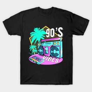 90s Vibes Outfit Retro Aesthetic 1990s Costume Retro Party T-Shirt